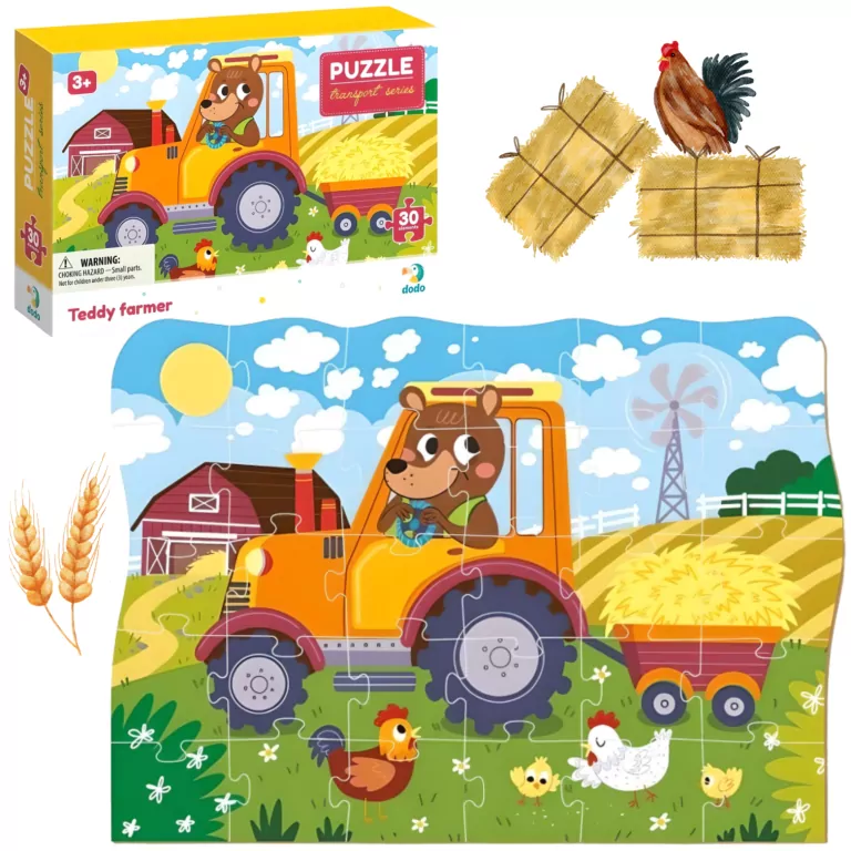 Puzzle 30. Farmer Teddy - tantis.pl