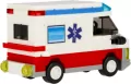 Klocki konstrukcyjne City 102 elementy. Ambulans - tantis.pl