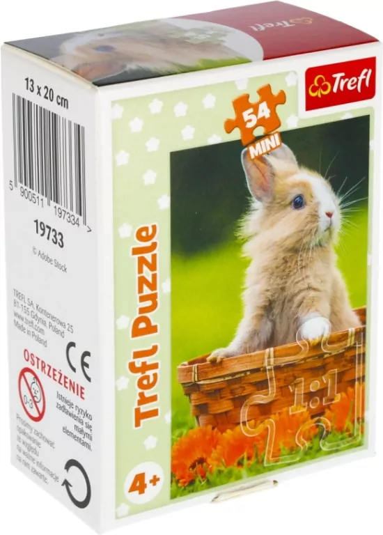 Puzzle 54 mini. Urocze zwierzątka 2 - tantis.pl