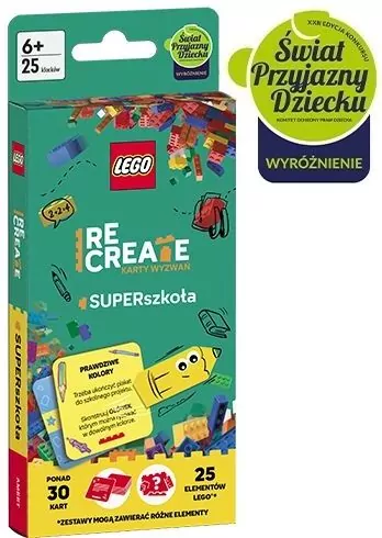 Lego Recreate. Karty wyzwań. SUPERszkoła - tantis.pl