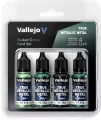 Vallejo: 77.257 - True Metallic Metal - Dusken Green Paint Set - tantis.pl