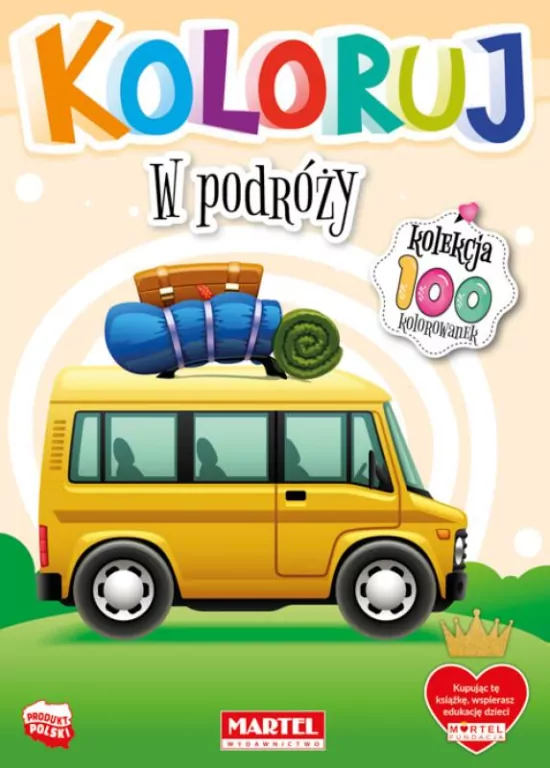 W podróży. Koloruj - tantis.pl