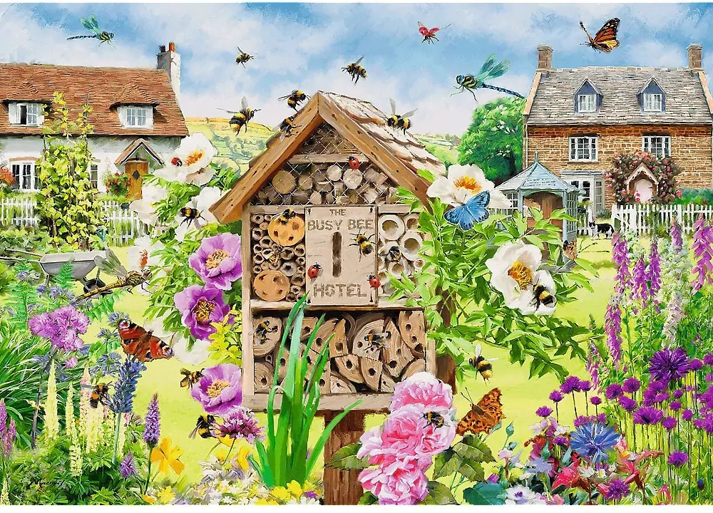Puzzle 1000. Dom dla pszczół - tantis.pl
