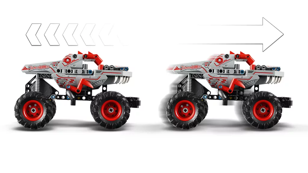 LEGO® Monster Jam™ ThunderROARus™ z napędem typu pull-back 42200 - tantis.pl