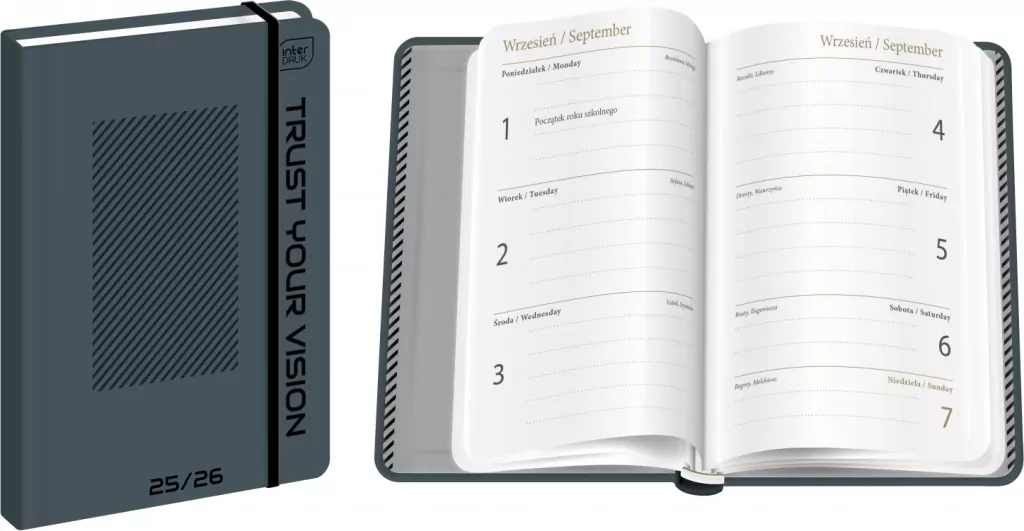 Kalendarz szkolny 2025/2026 A6/192K TO Vision - tantis.pl