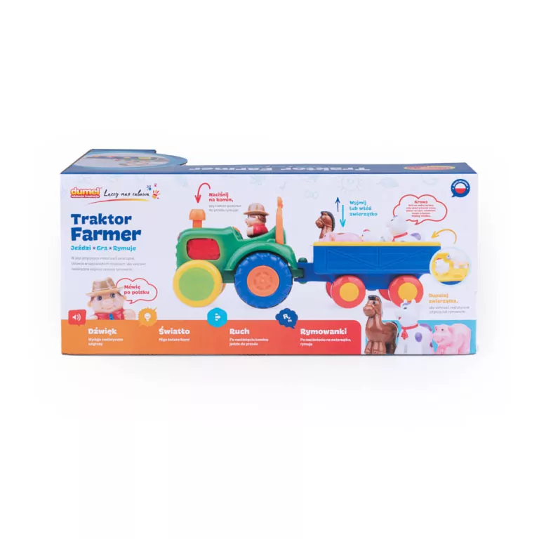 Traktor farmer. Jeździ, gra, rymuje - tantis.pl