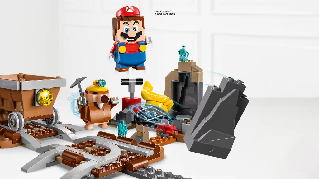 LEGO® Super Mario. Przejażdżka wagonikiem Diddy Konga — zestaw rozszerzający. 71425 - tantis.pl
