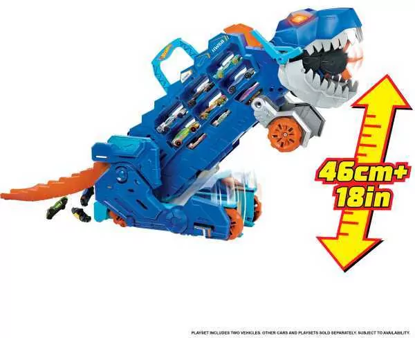 Hot Wheels. City T-Rex Mega Transporter - tantis.pl