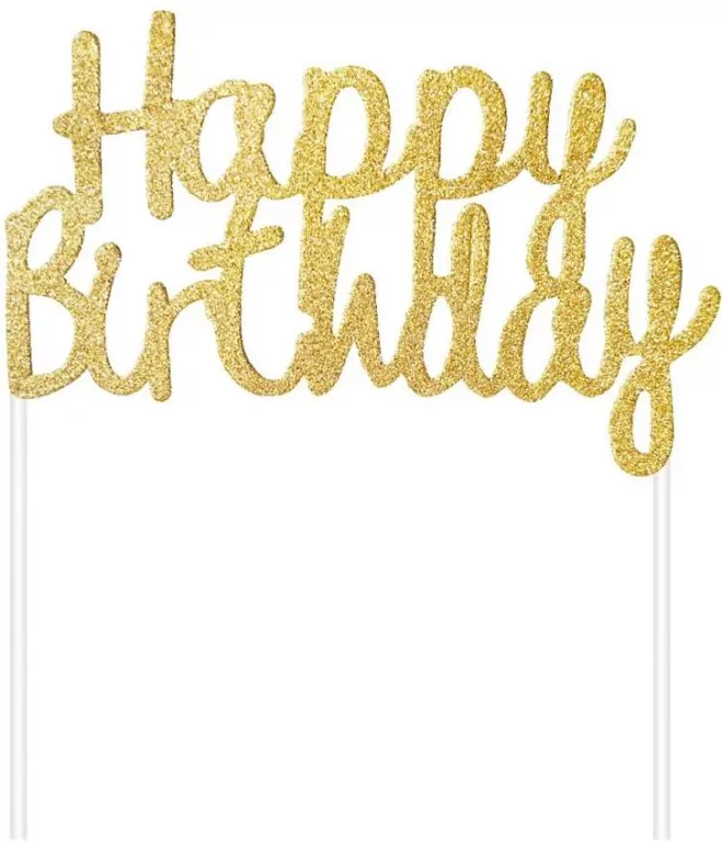 Topper urodzinowy Happy Birthday - tantis.pl