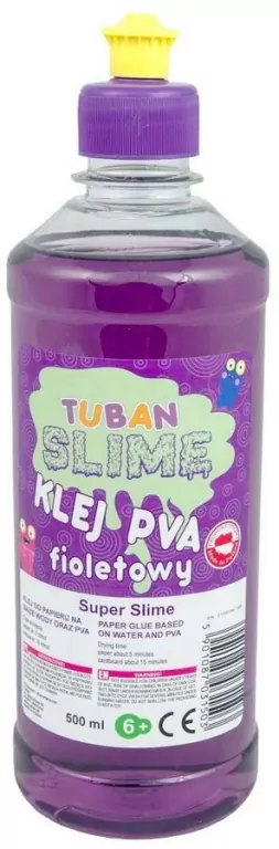 Klej fioletowy PVA 500ml TUBAN - tantis.pl