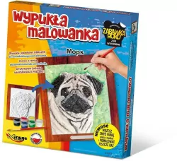 Zestaw Kreatywny do malowania. Mops