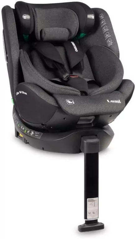 Fotelik Lumi I-Size dark grey 40-150cm - tantis.pl