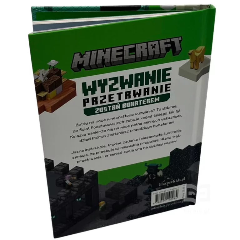 Minecraft. Wyzwanie przetrwanie. Zostań bohaterem - tantis.pl