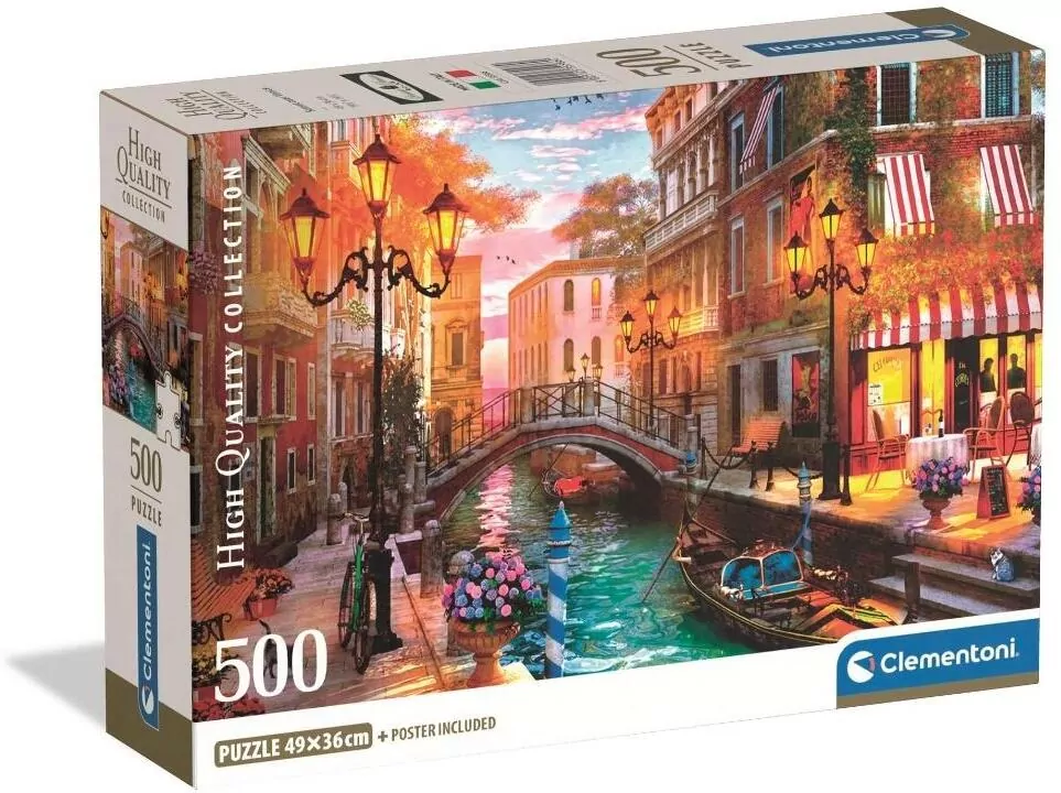Puzzle 500 Compact Sunse over Venice 35586 - tantis.pl