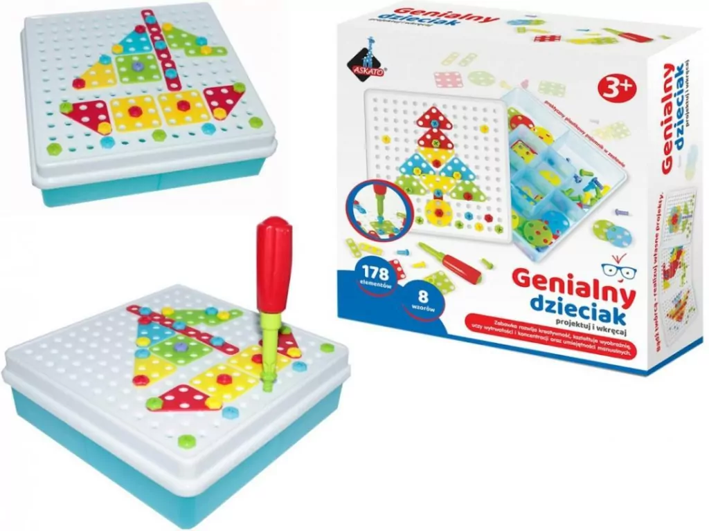 Mozaika ze śrubokrętem. Genialny dzieciak - tantis.pl