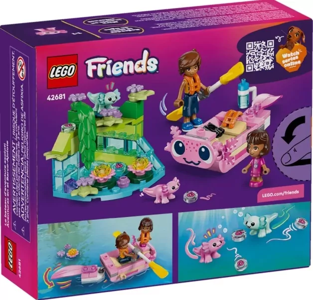 LEGO® Friends Przygoda na aksolotlowej łodzi 42681 - tantis.pl