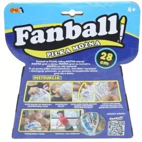 Piłka można niebieska 28cm - tantis.pl