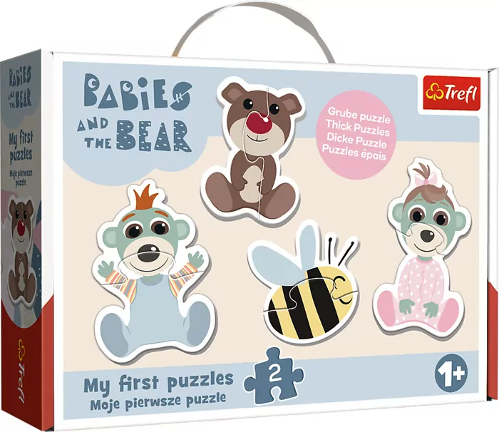Puzzle Baby Classic - Przyjacielskie Bobaski TREFL - tantis.pl