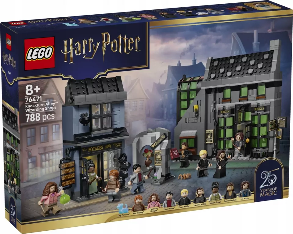 LEGO® Magiczne sklepy na ulicy Śmiertelnego Nokturnu 76471 - tantis.pl