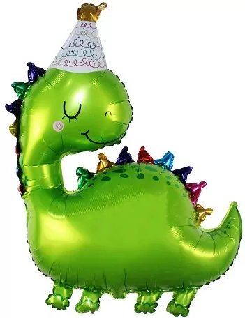 Balon foliowy Dinozaur w czapeczce 36cm - tantis.pl