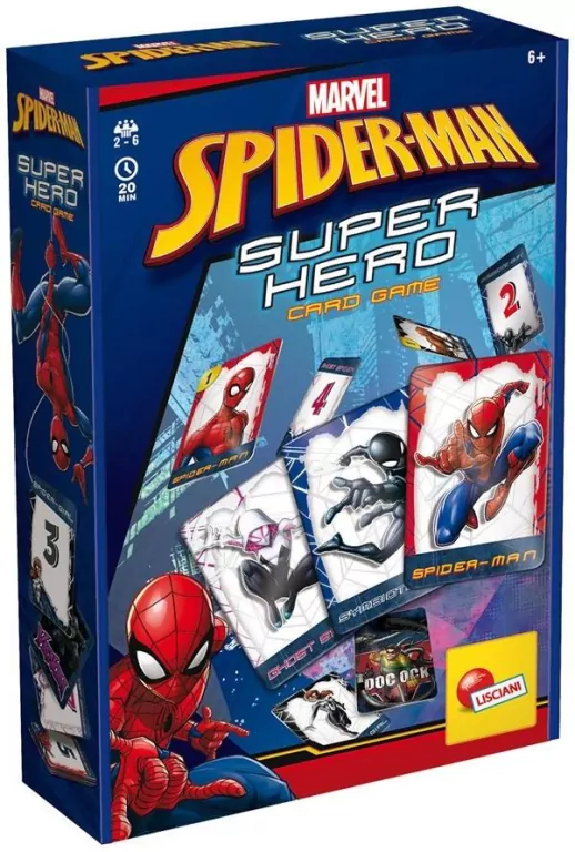 Lisciani. Spiderman. Gra karciana - tantis.pl