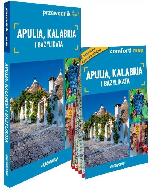 Apulia, Kalabria.. light: przewodnik + mapa w.2025 - tantis.pl