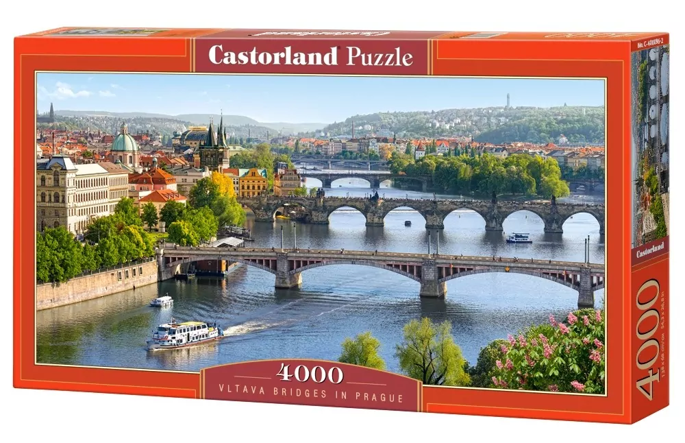 Puzzle 4000 Vltava Bridges in Prague 400096 - tantis.pl