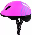 Kask rowerowy dziecięcy różowy 44-48cm - tantis.pl