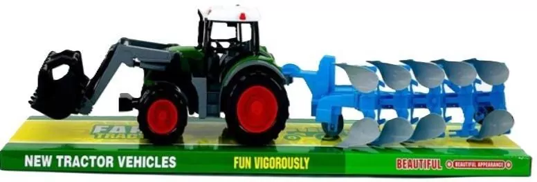 Traktor z turem i pługiem - tantis.pl