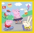 Trefl. Puzzle 3w1. Świnka Peppa. Wesoły dzień - tantis.pl