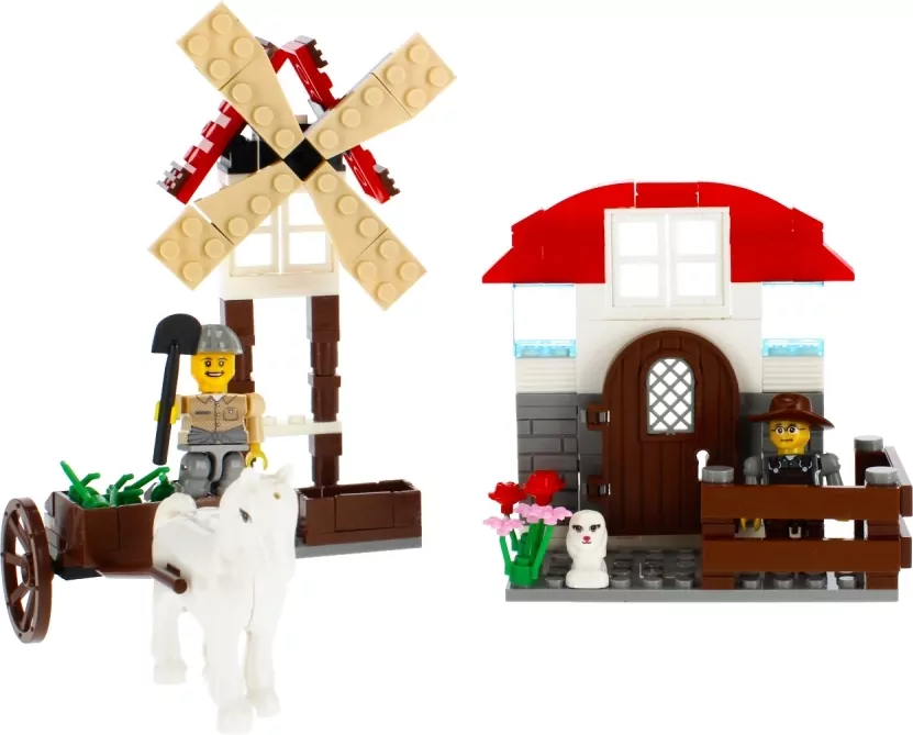 Klocki konstrukcyjne Alleblox Farma Homestead 183 elementów - tantis.pl