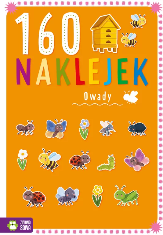 160 naklejek. Owady - tantis.pl