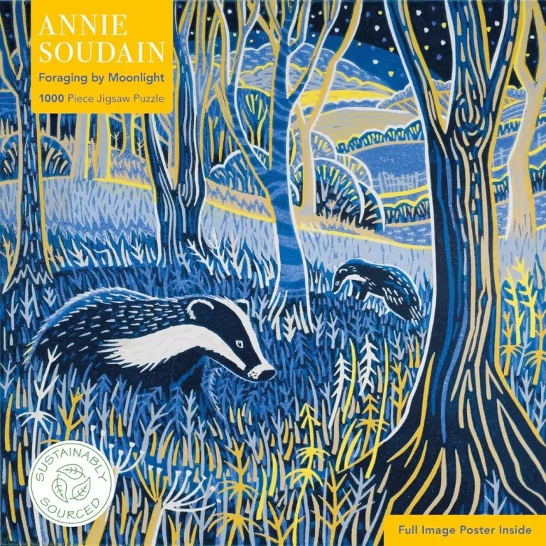 Puzzle 1000 Foraging by Moonlight Annie Soudain - tantis.pl