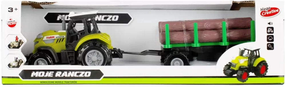 Traktor z akcesoriami Moje Ranczo - tantis.pl