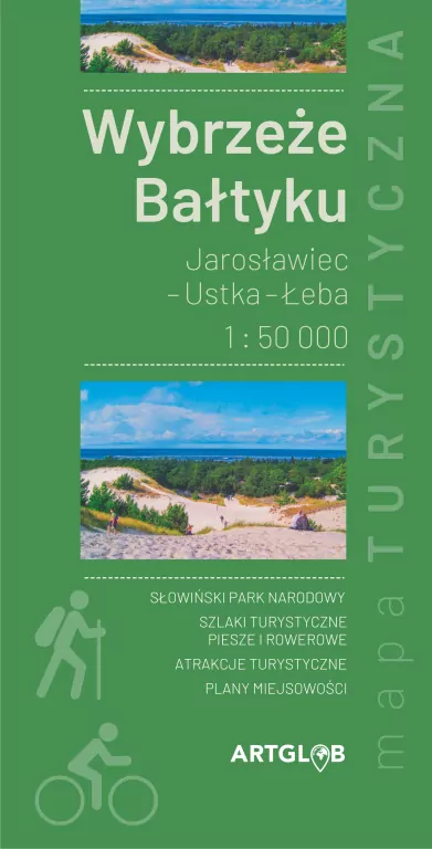 Wybrzeże Bałtyku Jarosławiec, Ustka, Łeba 1:50 000 - tantis.pl