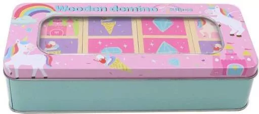 Domino drewniane. Jednorożce - tantis.pl