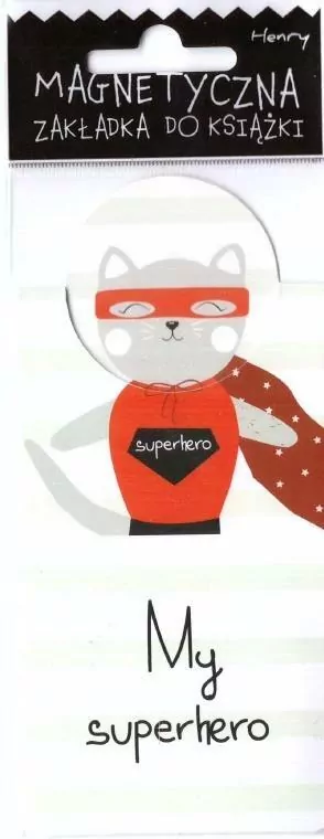 Zakładka magnetyczna. Superbohater - tantis.pl