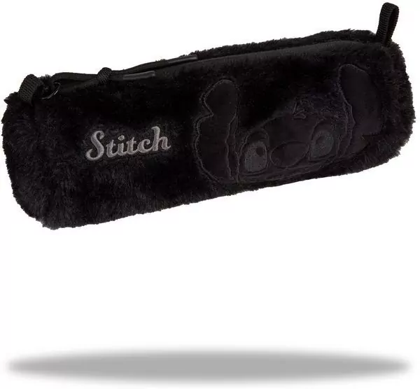 Saszetka tuba Disney Fluffy Stitch black - tantis.pl