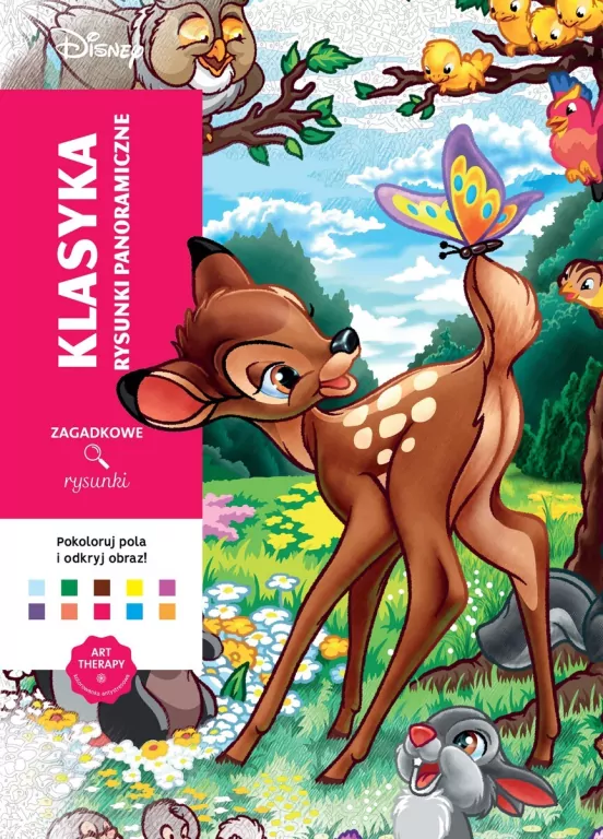 Klasyka. Rysunki panoramiczne Disney kolorowanka - tantis.pl