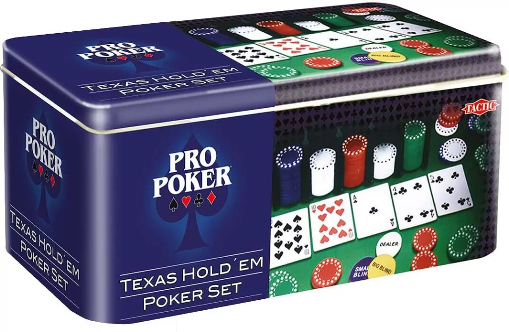 Poker Texas Hold em, w puszce - tantis.pl