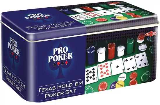 Poker Texas Hold em, w puszce