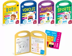 Kolorowanka A4/16 z rączką angielska II (3+) mix wzorów