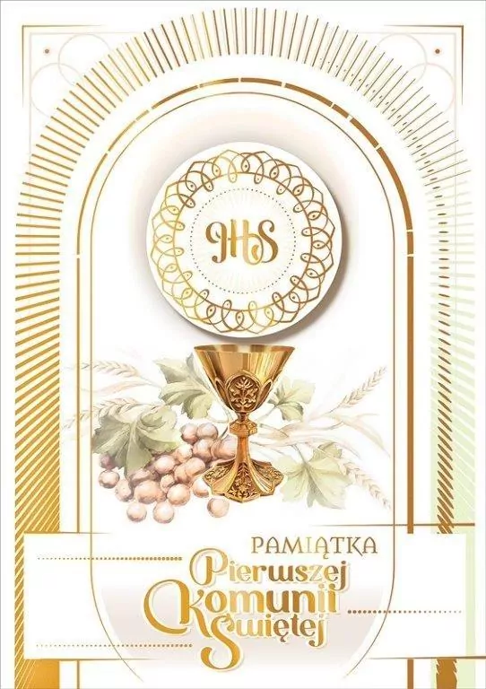 Kartka okolicznościowa Komunia - tantis.pl