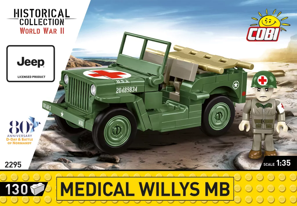 Cobi. Historical Collection Medical Willys MB - tantis.pl