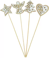 Dekoracja na piku rzeźbiona