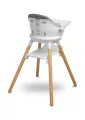 Caretero Krzesełko do karmienia Bravo szare - tantis.pl