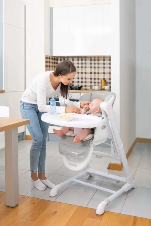 Caretero Krzesełko + huśtawka Indigo czarne wino - tantis.pl