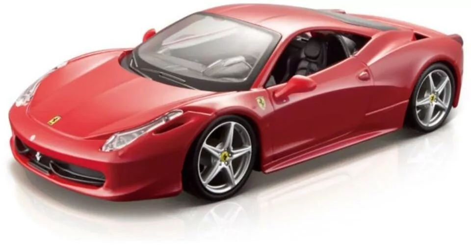 Bburago. Ferrari 458 Italia Red 1:24 - tantis.pl