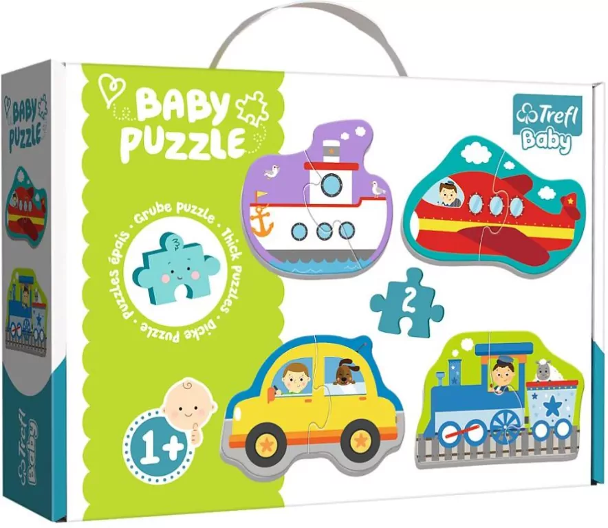 Pojazdy transportowe. Puzzle Baby Classic - tantis.pl