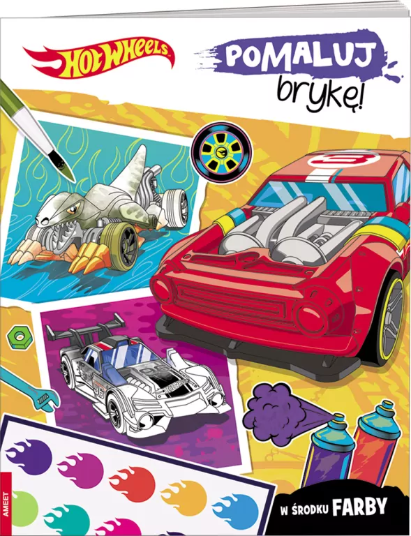 Hot Wheels. Pomaluj brykę! - tantis.pl